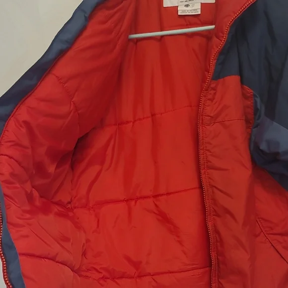 Columbia Kids Puffer Jacket in Red and Navy - Picture 9 of 13